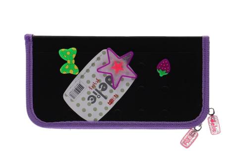 Penar silicon, Etui, Schoolfriendly accesorii schimbabile 1 Fermoar NEGRU